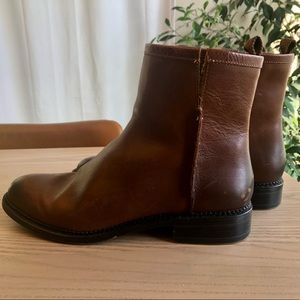 Franco Sarto Women’s Hixton Ankle Boot, Cognac, 8.5